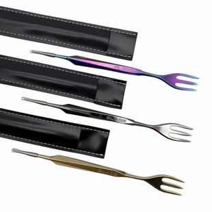 阿拉伯水烟套装水烟配件 水烟叉扎孔器 水烟料叉 叉子黑料配件