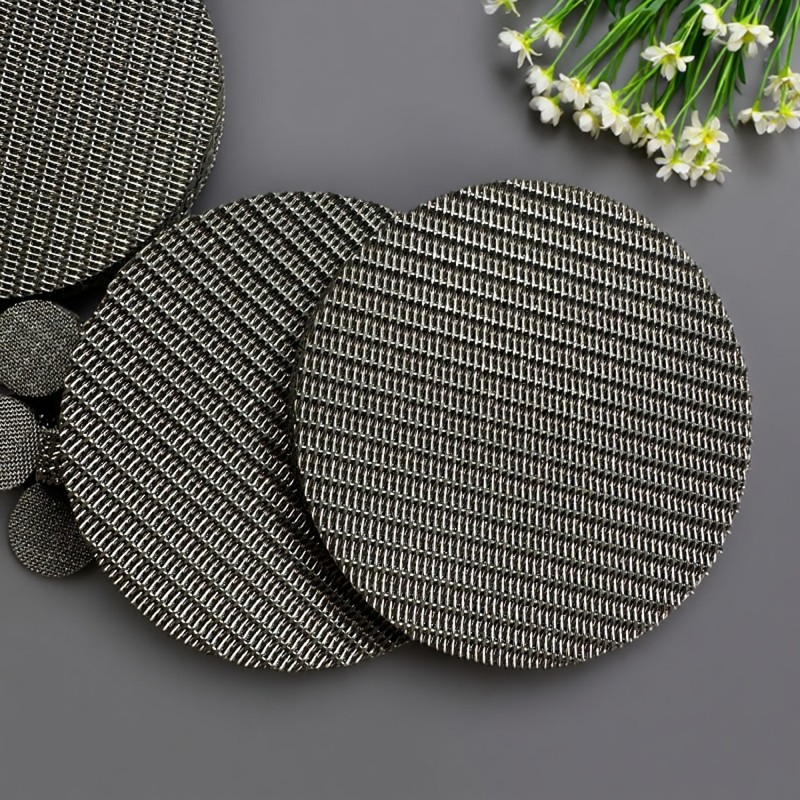 316L不锈钢多层五层烧结网过滤片消音阻火片气体液体粉尘空气滤片