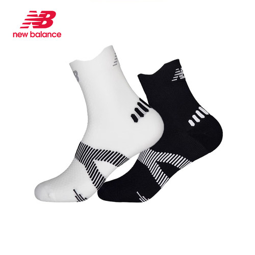 NEW BALANCE NB男女跑步袜中筒袜短袜马拉松运动袜子速干吸湿排汗