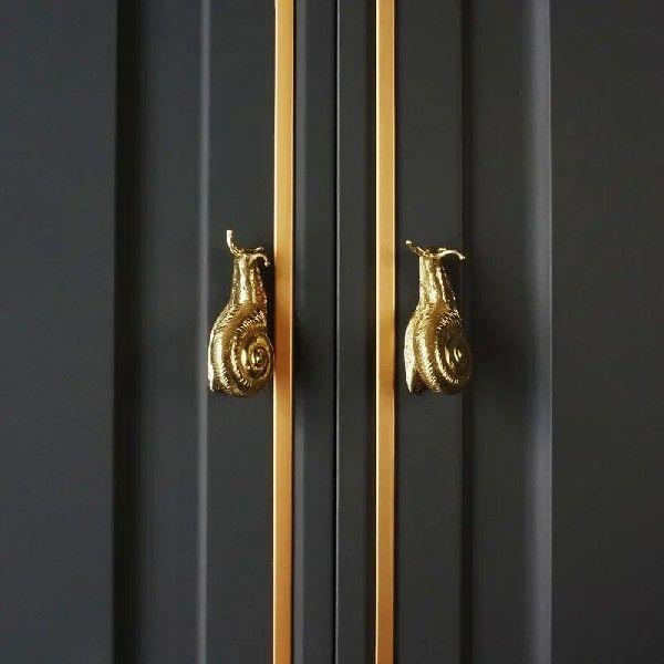 American Solid Brass Drawer Cabinet Door Handle Pure Copper