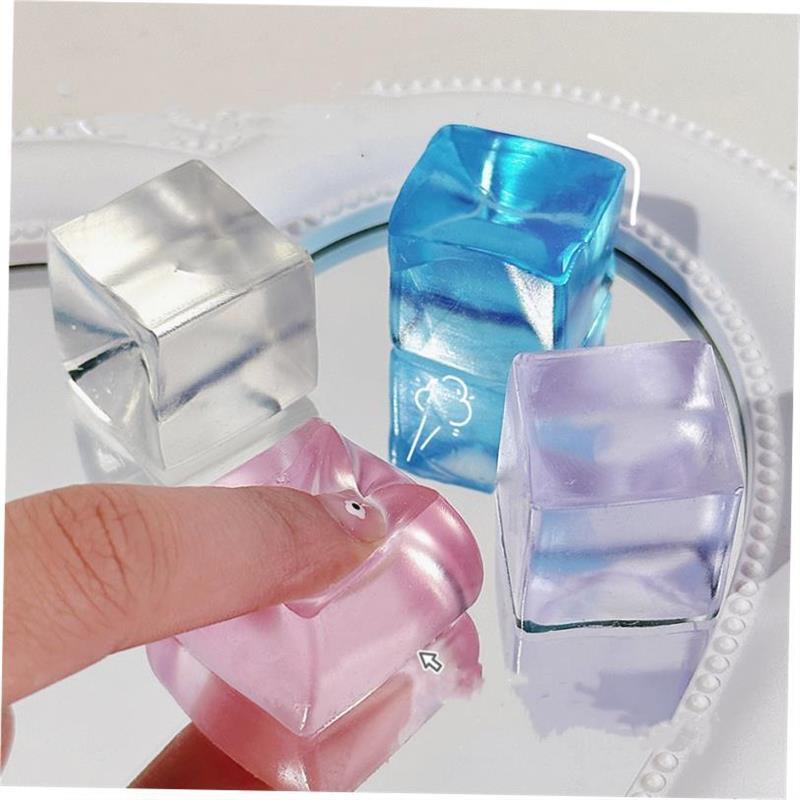 NEW Fidget Toy Mini Squishy Toys Mochi Ice Block Stress Ball