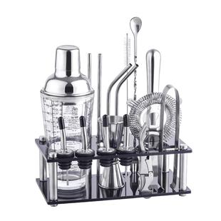 stainless steel Xueke wine graduated mixer with Glass set