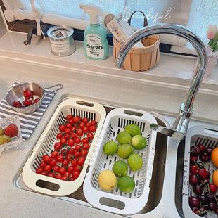 rack Kitchen fruit Drain storage bowl basin sink basket