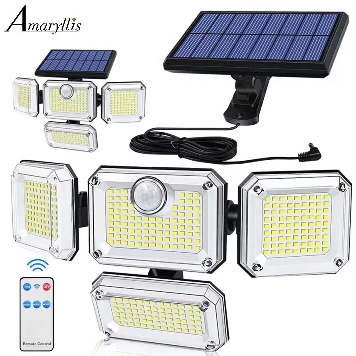 20w Solar Light 122/333led IP65 Waterproof Outdoor Indoor So