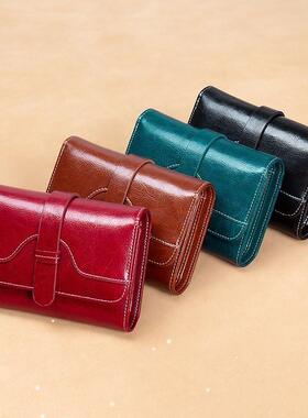 Woman Wallet Genuine Leather Wallets for Women Fashion Luxur