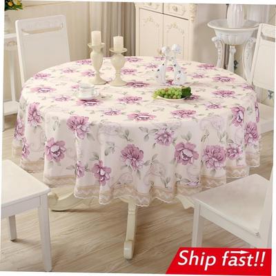 220cm PVC round table cloth cover tablecloth waterproof