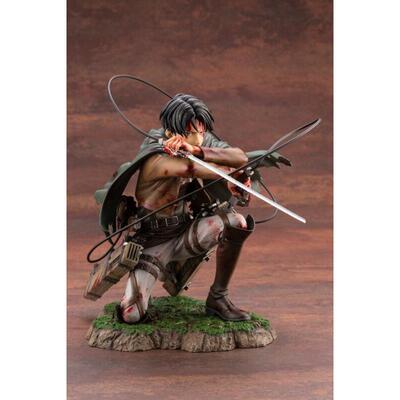16CM Anime ATTA ON TITAN Figure ARTFX J Levi Fortitude PVC A