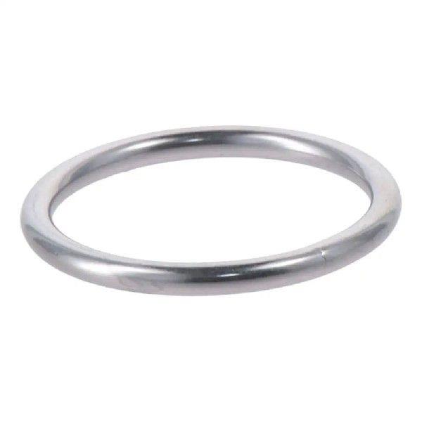 1Pc Solid 45mm Welded Steel Rings 304 Stainless Steel Hang