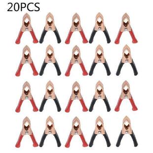 30A Car Clips 70mm Crocodile Clips Battery Clamps Metal