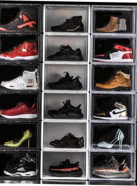 transparent plastic basketball shoes box Shoe storage box