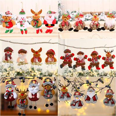 Christmas doll Christmas tree hanging ornaments公仔挂件