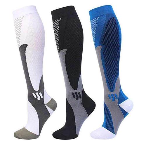 Running Men Women Compression Socks For Football Anti Fatigu
