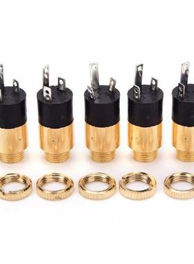 5pcs Gold PJ392 3.5mm Stereo Female Sockect Jack 3.5 Audio