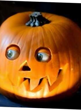Multi-eye squint pumpkin resin crafts Halloween decorations