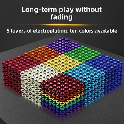New Colorful Magnetic Ball Toys Metal DIY Magnet Balls Block