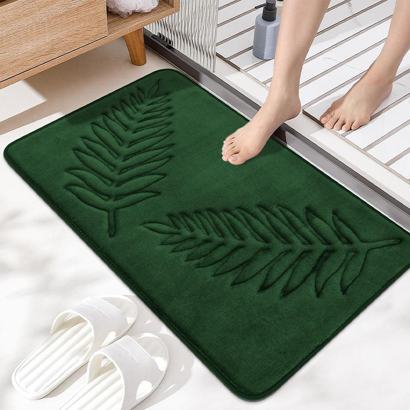 Soft memory bathroom floor mat entrance carpet anti slip rug