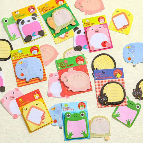 cute cartoon rabbit sticky note memo纸卡通便利贴高颜值便签贴