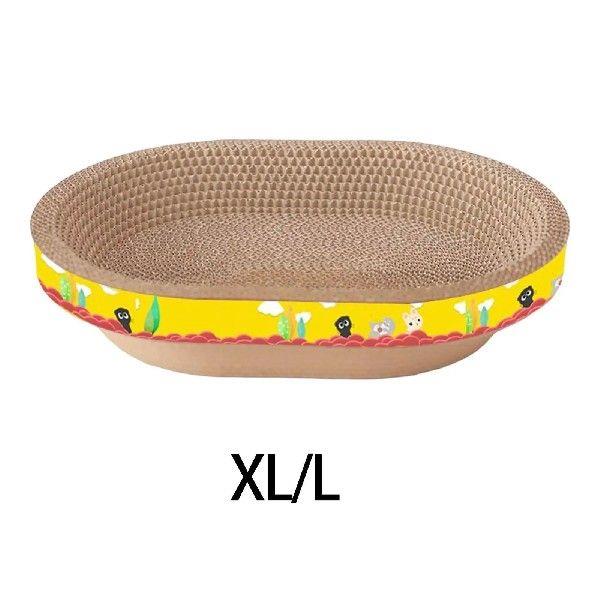 Cat Scratcher Pad Nest Cat Scratching Board Oval Pet