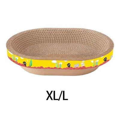 Cat Scratcher Pad Nest Cat Scratching Board Oval Pet
