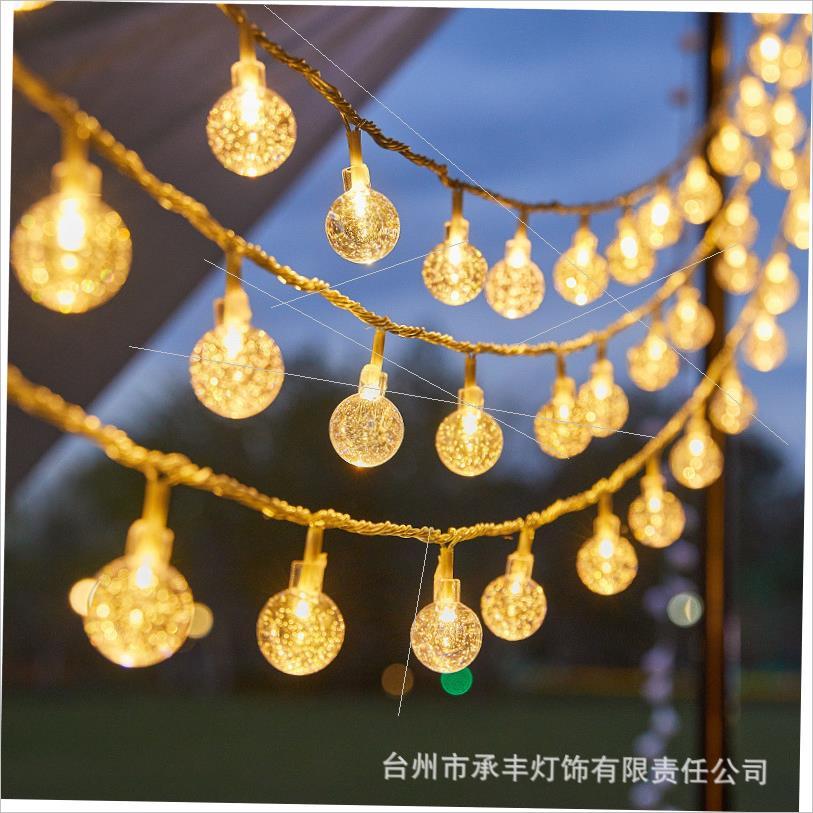 Solar string lights led small lights Christmas star lights