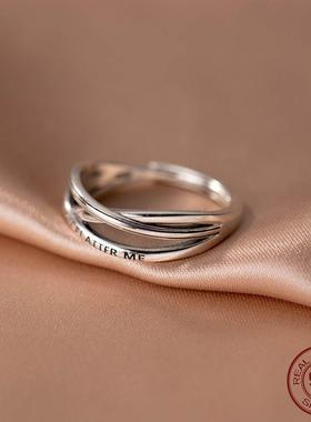 La Monada 54-58mm Resizable 925 Silver Rings For Women Real