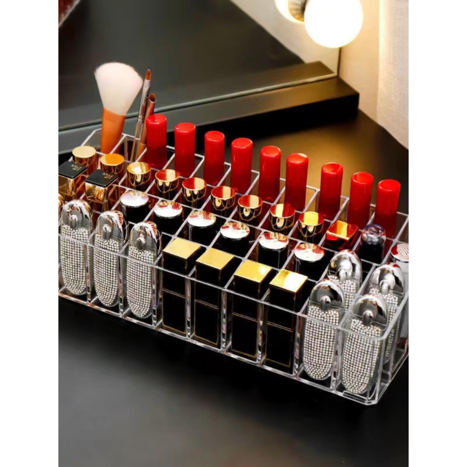 40格唇膏盒化妆组织者收纳盒亚克力Li