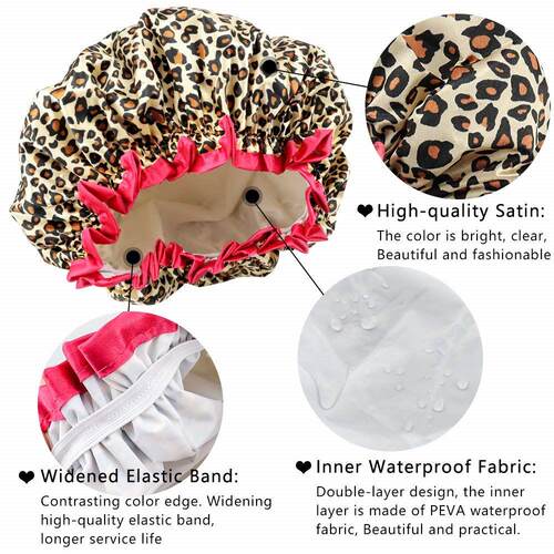 Shower Cap Bath Caps Bathing Long Hair Hat Waterproof
