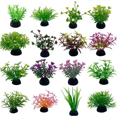 1Pc Plastic Fish Tank Decoration Water Plant Simulation Mini