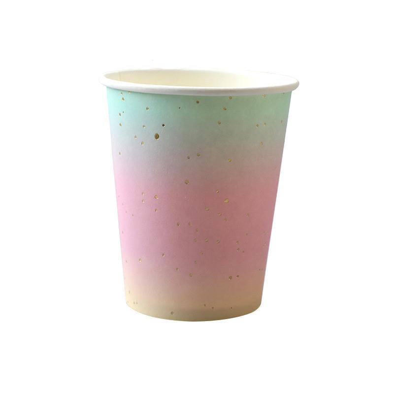 Rainbow Birthday Party Decorations Disposable Tableware Pape