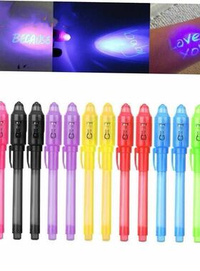 2/4/8/14pcs UV Light Pen Invisible Magic Pencil Secret Fluor