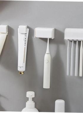 Punch-free Wall-mounted Toothbrush Holder Toothpaste Holder
