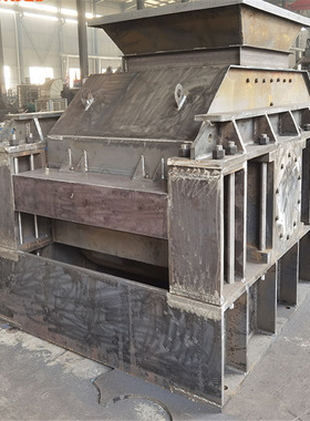 单齿辊破碎机 众惠双辊挤压制砂机 1000X800高压辊压机 制砂设备