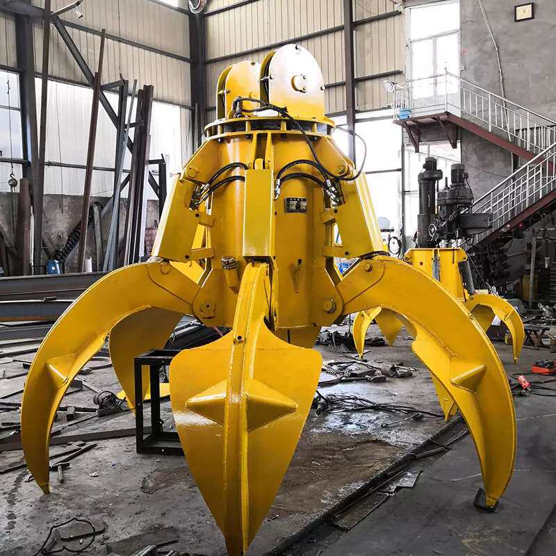 电动液压智能抓斗起重机悬挂多瓣抓斗起重机河道清淤贝壳抓斗