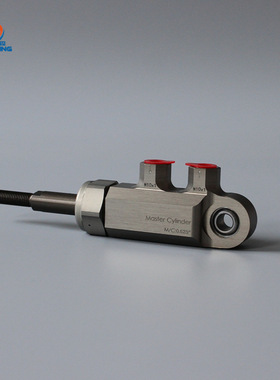 赛车改装航空铝合金CNC立式泵0.625/0.7/0.75/0.875英寸灰