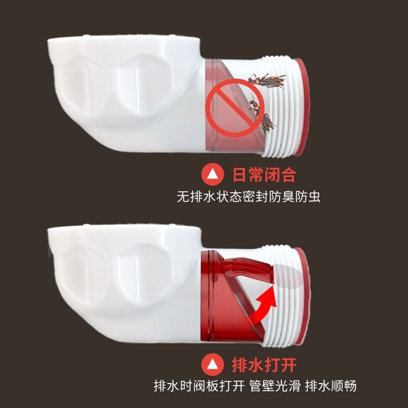 新款洗手盆下水管配件洗脸盆池陶瓷盆防臭下水器管排水管通用套装