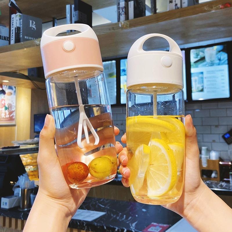 玻璃搅拌杯自动电动可提手便携大容量玻璃简约饮水杯耐热咖啡杯