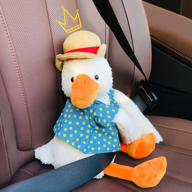 车载纸巾盒抽纸盒袋车内椅背挂式装饰用品创意可爱卡通公仔玩偶女