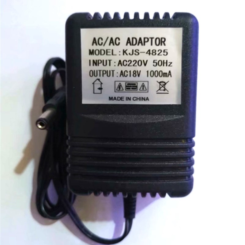 AC220V转AC18V1000MA电容麦纯铜线圈适配器交流18V600电源变压器
