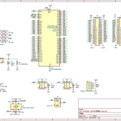 STM32G070RBT6开发板G071最小系统核心板学习板替换STM32F103/070