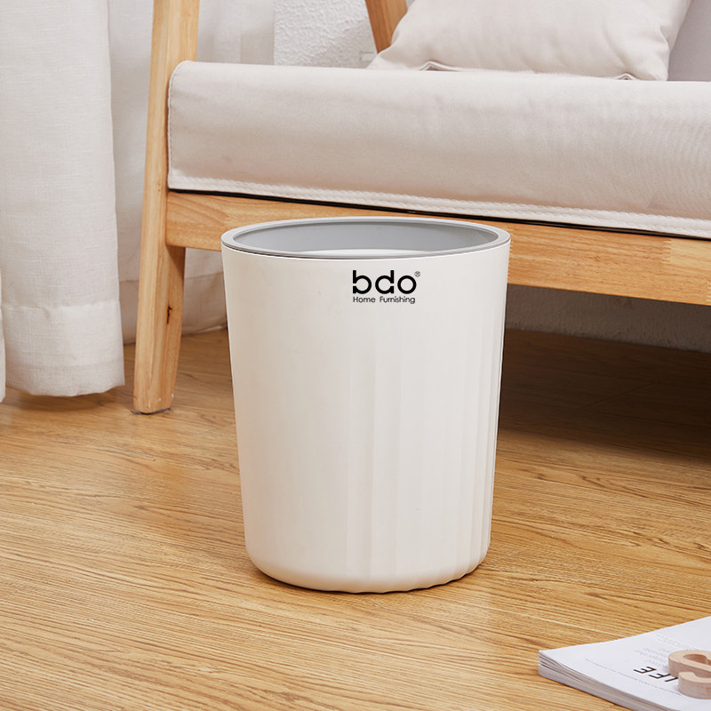 bdo小垃圾桶创意家用客厅卧室可爱压圈大号韩版卫生间分类收纳桶