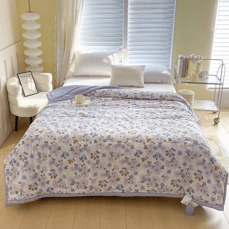 精选【佰欧家纺】泡泡纱有氧提花云柔泡泡棉亲肤绗缝印花机洗春夏,床上用品,化纤被,淘宝优惠券,粉丝福利购,淘宝优惠卷