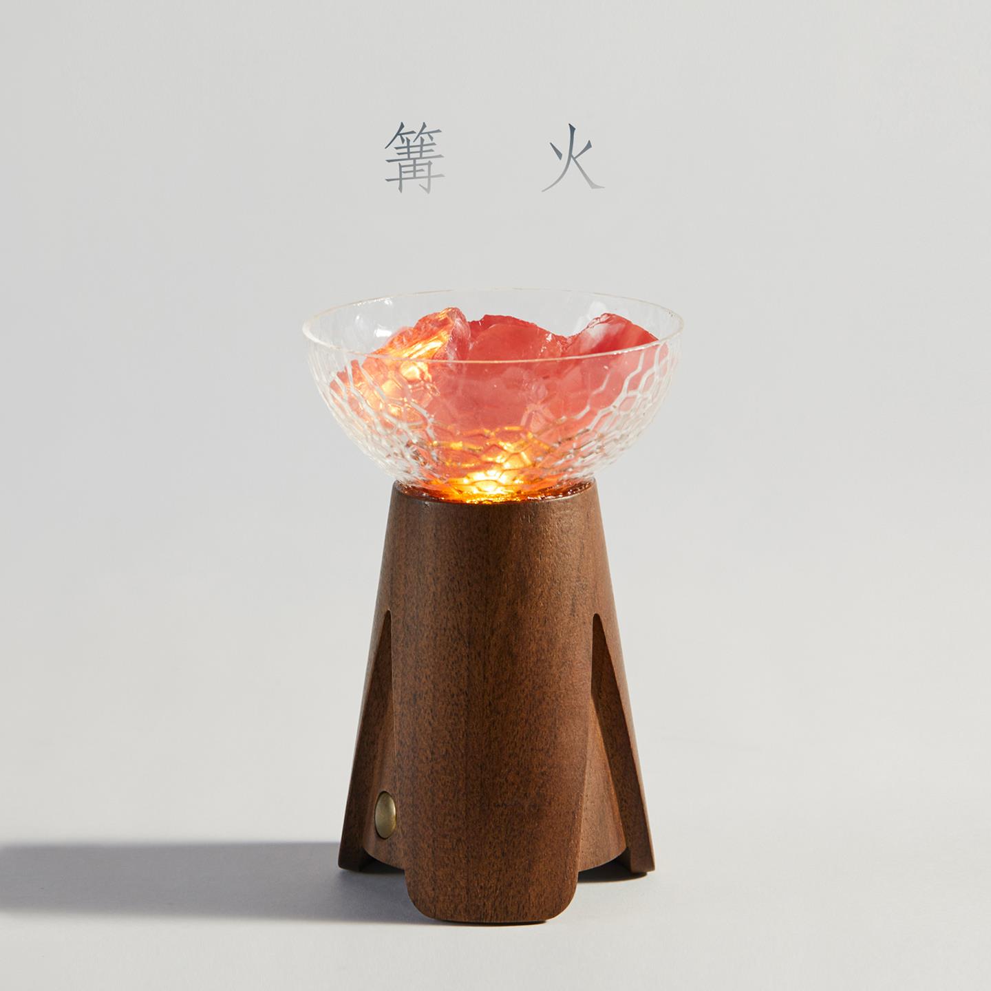 马鹿篝火晶石香氛无火香薰扩香石礼盒定制礼物桌面氛围摆件