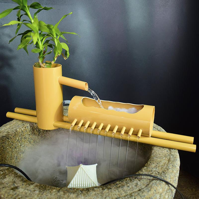 PVC流水摆件 养鱼缸水循环石槽装饰造景滴流盒周转箱过滤器流水器