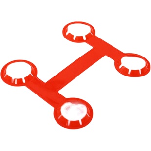 今麦郎饮料提扣 冰红茶拎扣 塑料四连提手扣 四孔手扣厂家直销