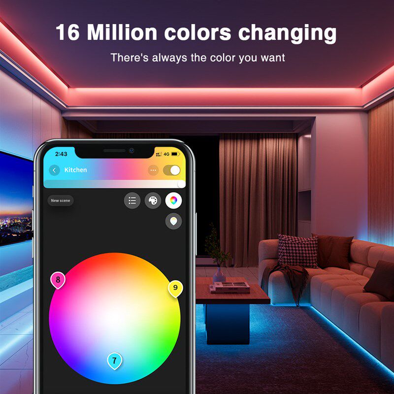 Alexa Hue ZigBee30控制器LED灯带5合1智能APP语音控支持2.4G遥控