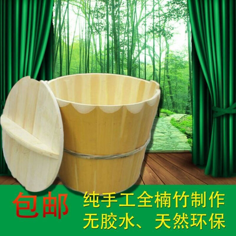 蒸饭蒸笼米饭甑子竹筒木桶家用原生态饭精致小竹桶竹蒸盛饭桶