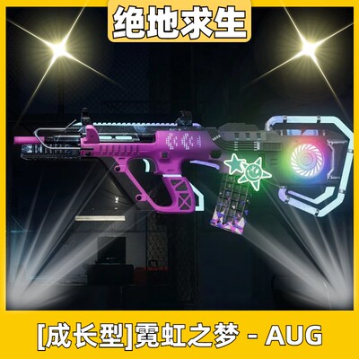 PUBG绝地求生G币皮肤[成长型]霓虹之梦 - AUG端游皮肤兑换码