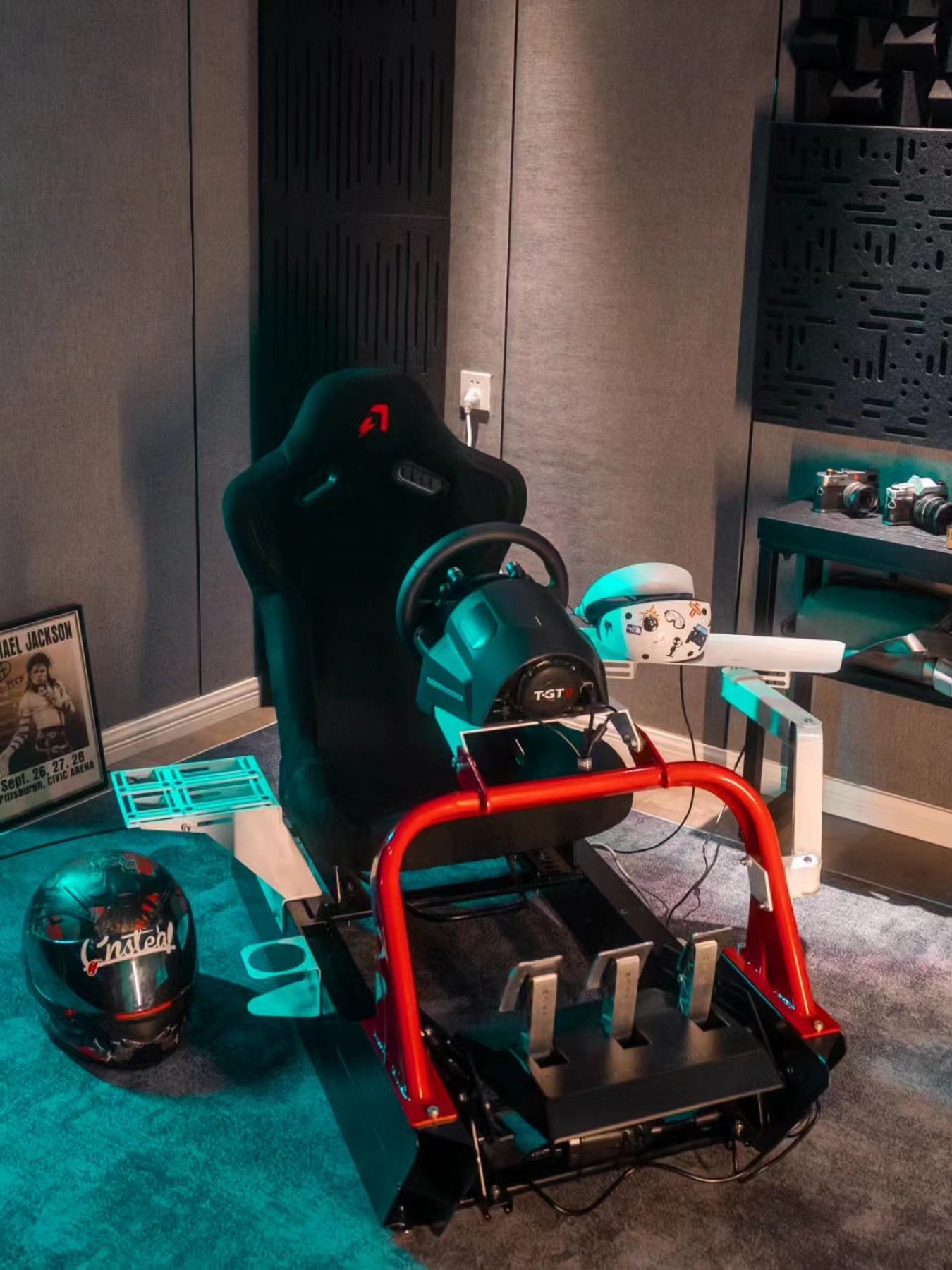 AZRACING模组化专业赛车模拟器CS-Pro座舱支架座椅/fanatec/速摩/