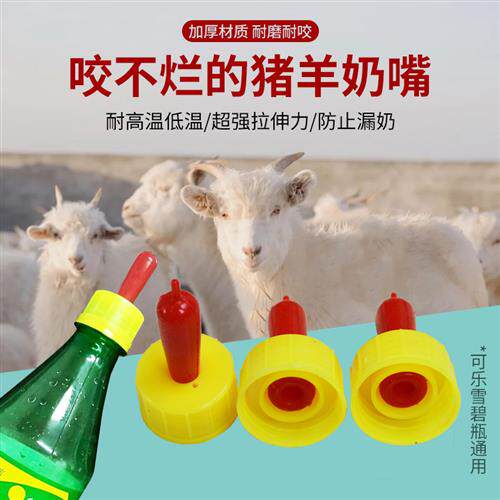 动物奶嘴兽用羊奶嘴喂奶神器羊多奶嘴小羊羔猪专用加厚奶嘴通用型