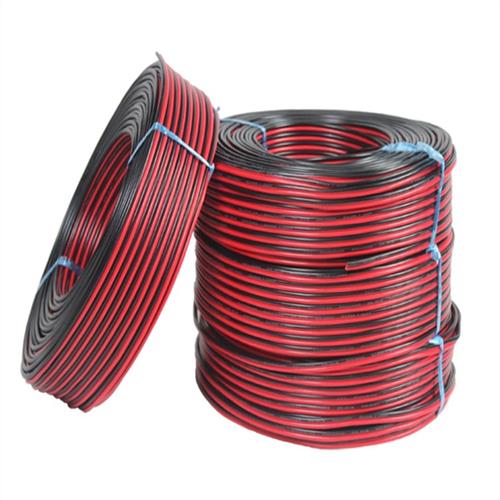 红黑线双并二芯纯铜电源线双色线rvb0.3 0.75 1.5喇叭电源线led线